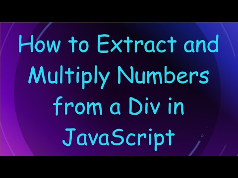 How to Extract