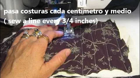 Tutorial bufanda en chenille, scarf in chenille, E...