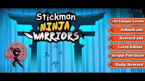 Stickman Ninja Warriors - Shuriken Throwing Puzzle Game | Unity Source Code for Sale | sellmyapp.com