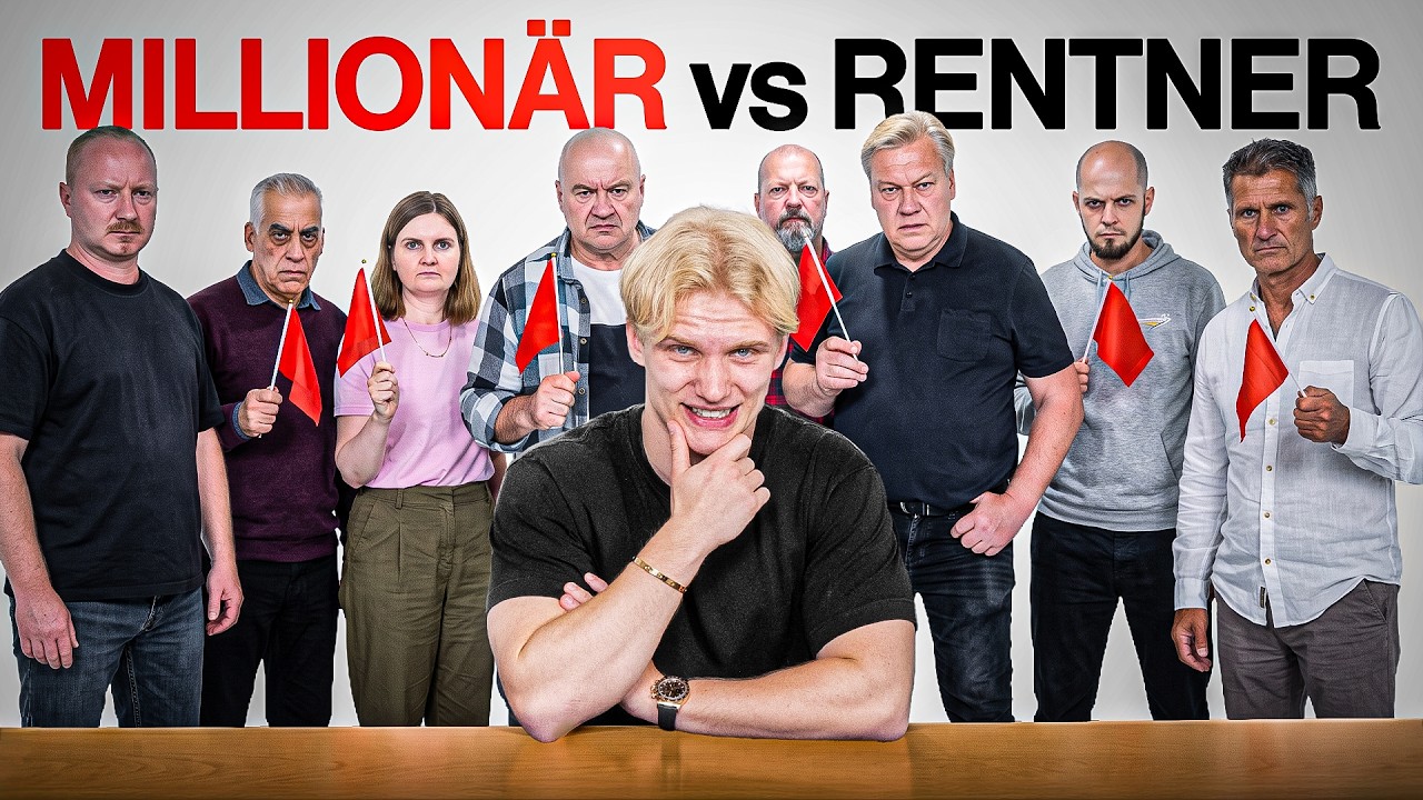 10 Rentner konfrontieren 23-jährigen KI-Millionär (es eskaliert)