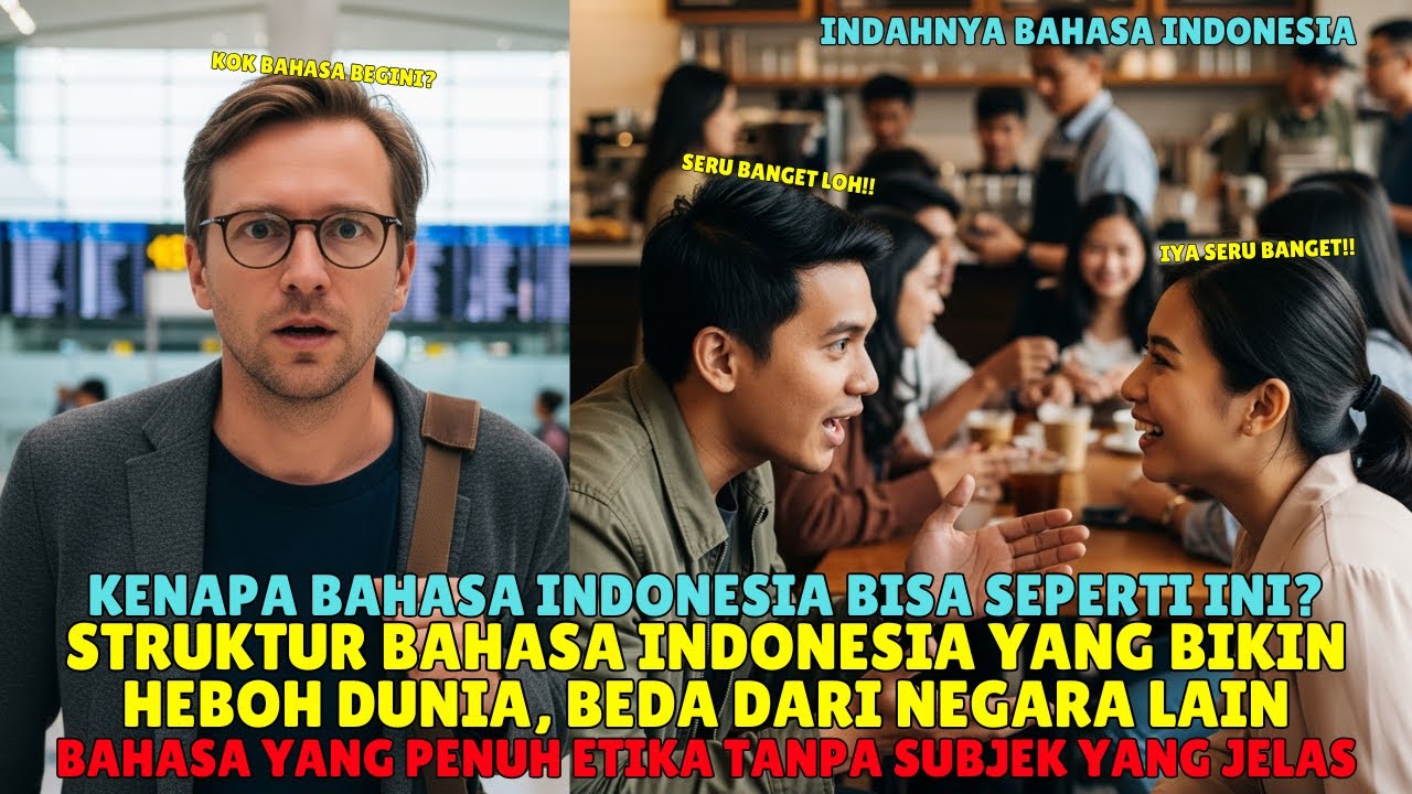 Ahli Bahasa Amerika Dibuat Heran Dengan Bahasa Indonesia! Kenapa Bahasa Indonesia Seaneh Ini?