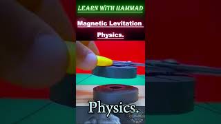 Magnetic Power Lifting Physics. #experiements #science #art #electronic