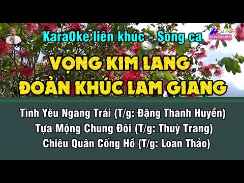 Karaoke liên khúc Vọng Kim Lang – Đoản Khúc Lam Giang | Giang