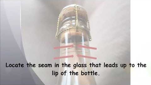 How to Saber Champagne Bottle?
