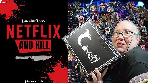 Coven - november 2025 - Thema: Netflix & Kill Unboxing - Maandelijkse Gothic-abonnementenbox
