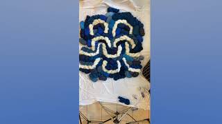 Making the Berroco Logo from Yarn!
