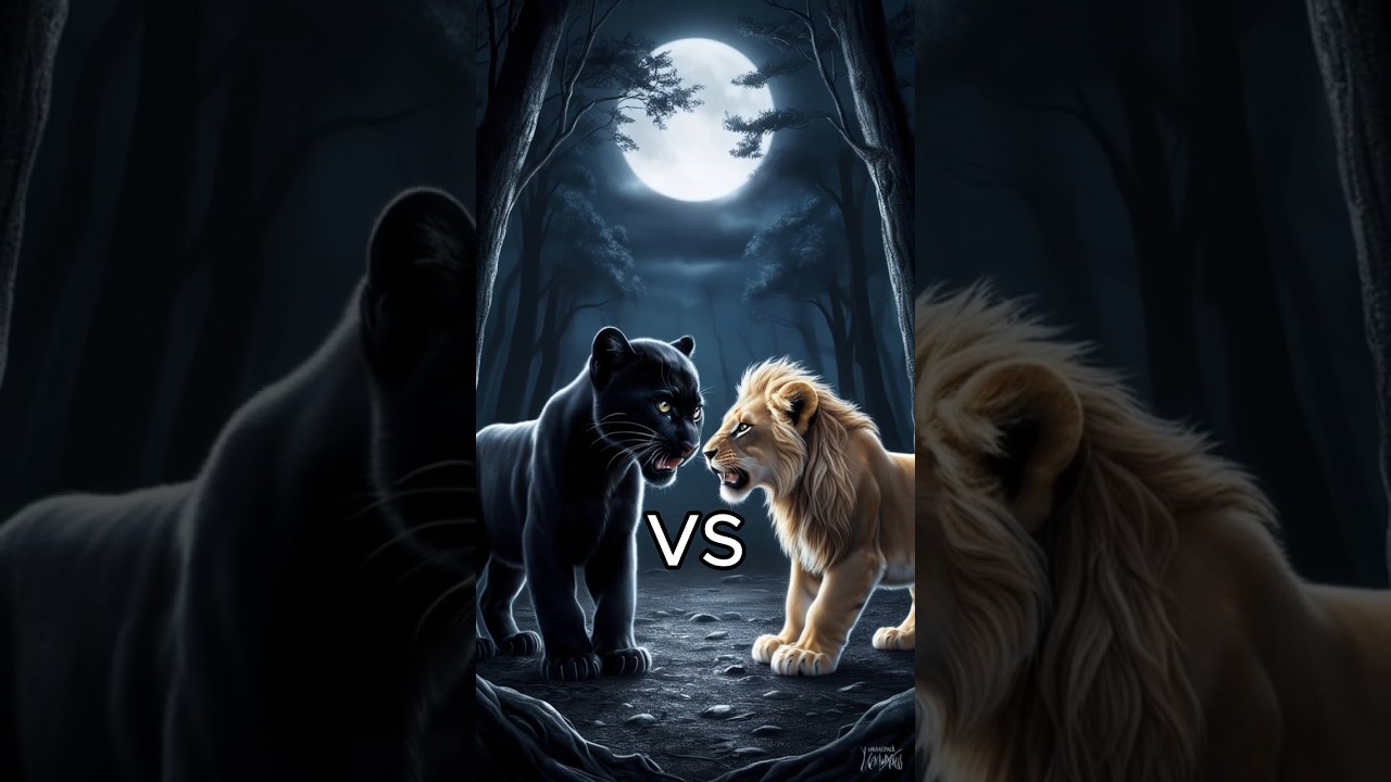 Black Panther cube vs panther cub vs (Lion, Tiger, cheetah, snow leopard)