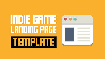 Indie Game Landing Page Template - Super Simple But Super Effective!