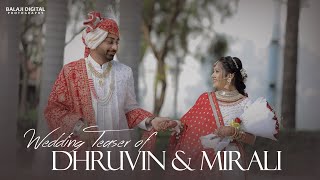 DHRUVIN &amp; MIRALI | BEST WEDDING TEASER 2024 | BALAJI DIGITAL PHOTOGRAPHY | MUKUND SOLANKI