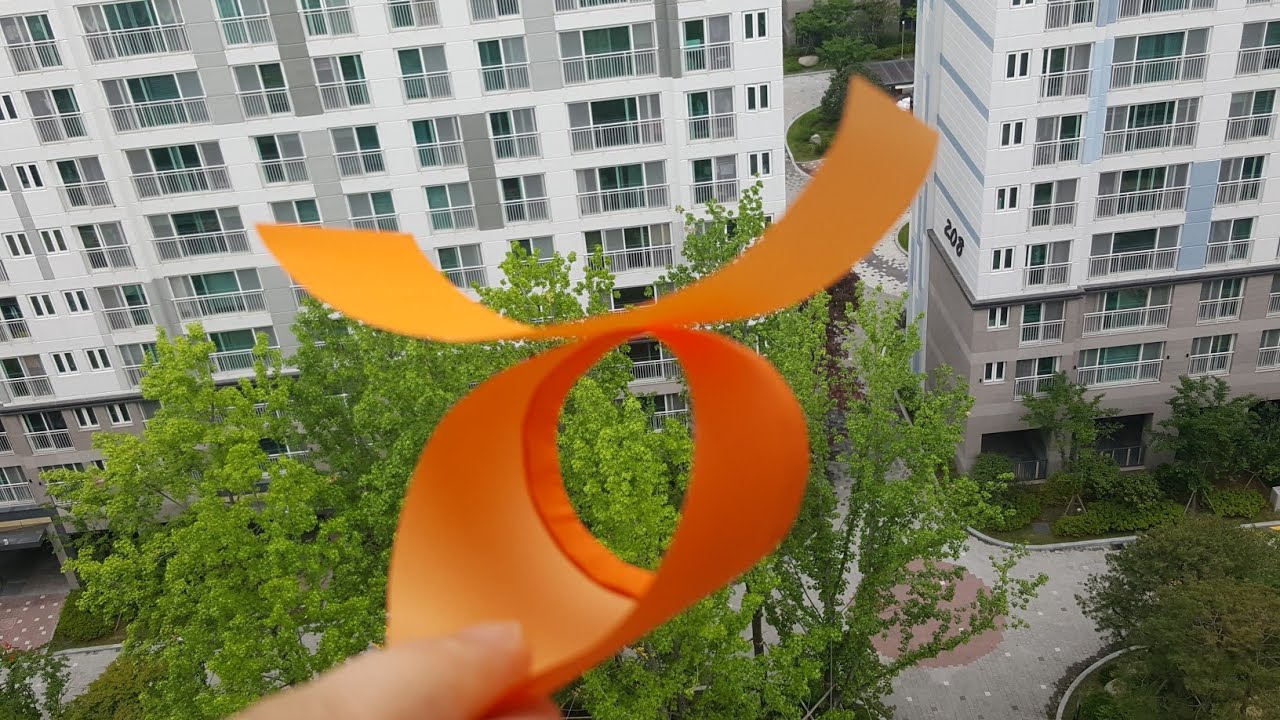 How to make a Paper airplane / Origami /신기한 종이비행기 만들기