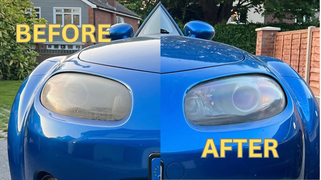 How to PERMANENTLY restore your car headlights! (Autoglym Restoration