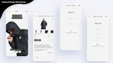 Learn how to design a mobile app UI/UX in Adobe XD 2020 - Nike Mobile App