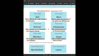 A1 - GERMAN EXAM - SPEAKING Part 2-TELC-GOETHE #german #shorts #a1 #deutsch #almanca #goethe