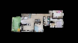 Matterport to 2d color floorplan -