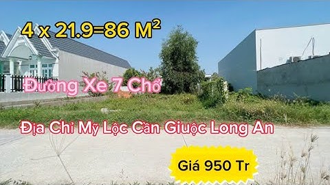 Đất Thổ Cư Mỹ Lộc Cần Giuộc Long An
