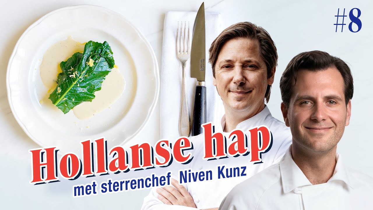 Opperdoezen met knoflook roomsaus, ponzu-eigeel en broccoli
