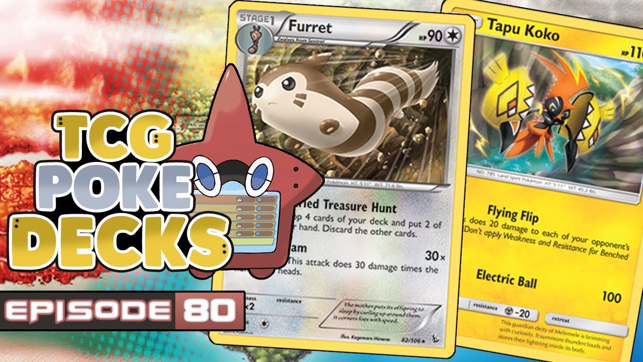 The BEST (worst) FURRET deck you've ever seen! How many KO's can we get?! [ TCG PokeDECKS #080] - YouTube