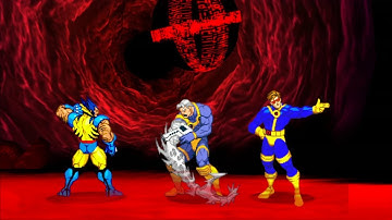 Marvel VS Capcom 2 - Wolverine/Cable/Cyclops - Expert Difficulty Playthrough