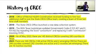 CRCG: What's This Meeting All About - Nuts and Bolts of It All