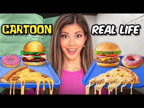 I Ate Cartoon Food In Real Life!
