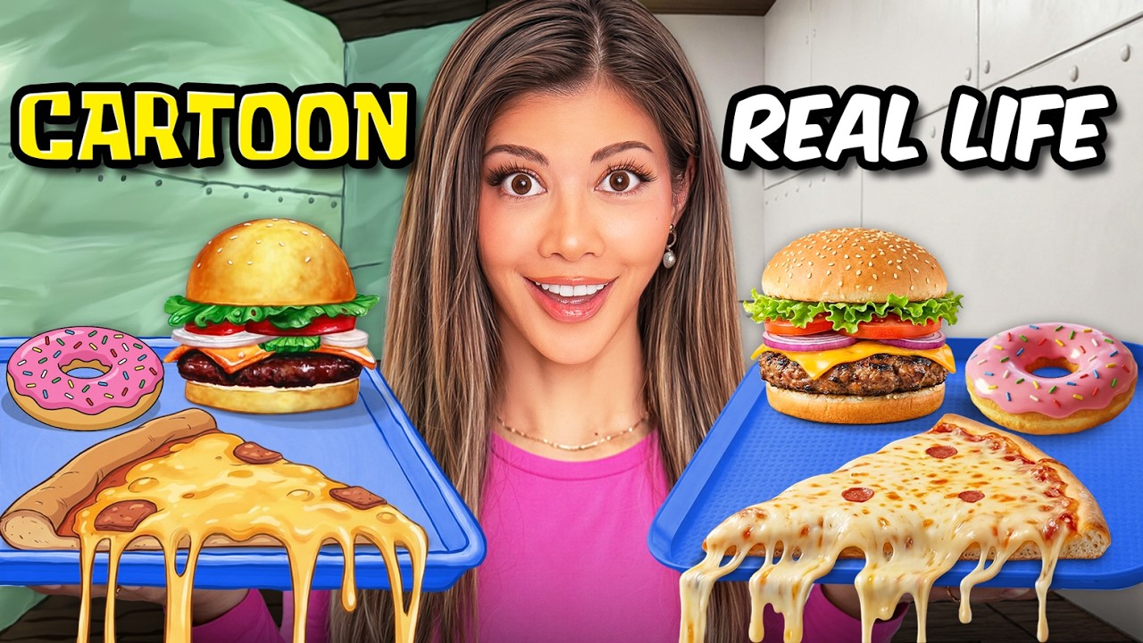 I Ate Cartoon Food In Real Life!