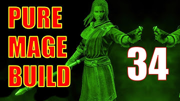 Skyrim Pure Mage Walkthrough NO WEAPONS NO ARMOR #34 - Yngol Barrow & Ultimate Magic Resistance