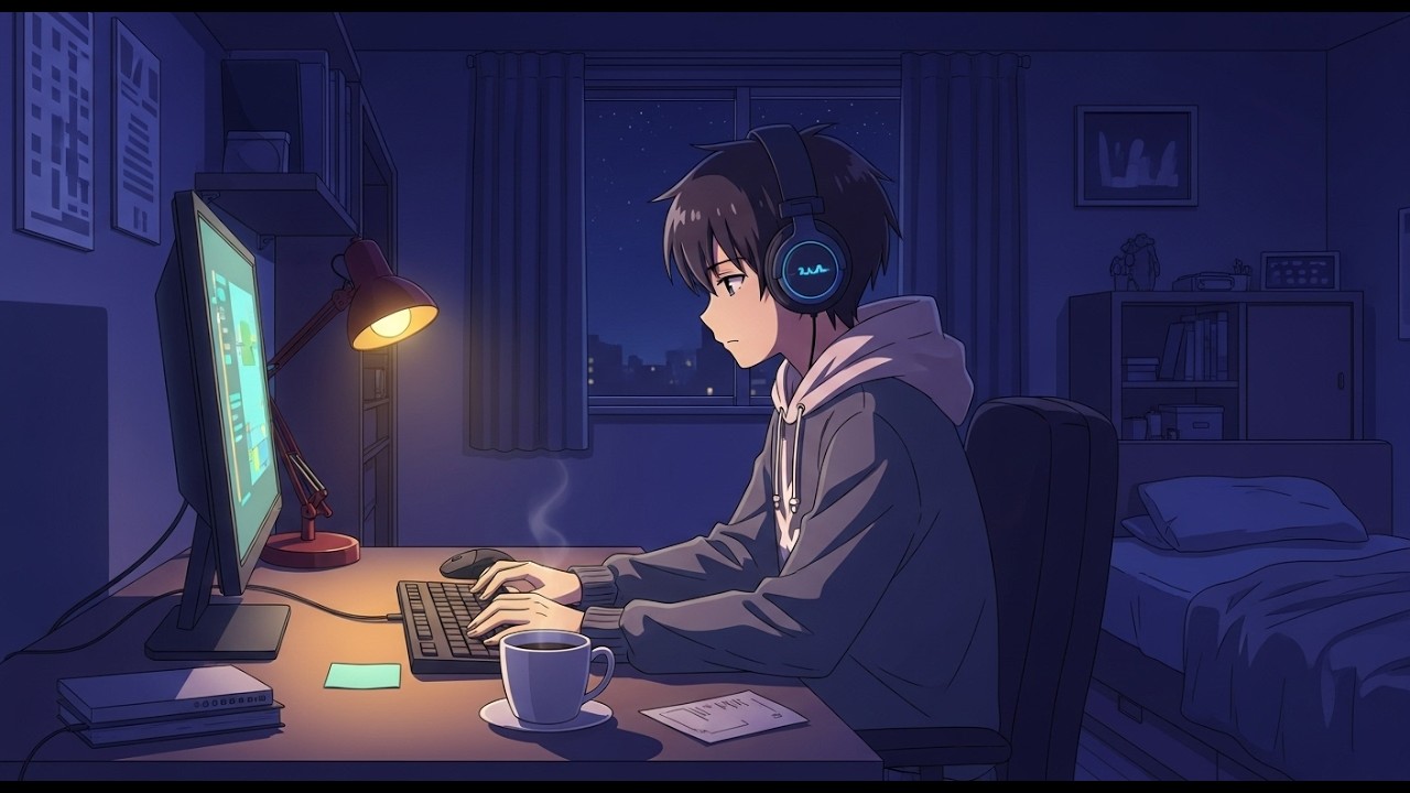 Night Owl's Paradise ☕🌙 4-Hour Focus Mix