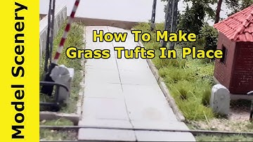 How To Make Static Grass Tufts In Place