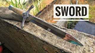 Knife Making - Making A Rolling Dagger Sword