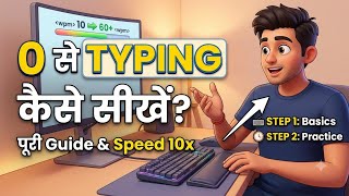 Typing कैसे शुरू करें? Beginner से Pro तक का सफर!🔥#dsssbtyping #typingpractice #ssctyping 