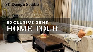 Exclusive Home Tour: Rodas Enclave 3BHK Apartment | Beautiful Interiors and Space Planning Secretes|