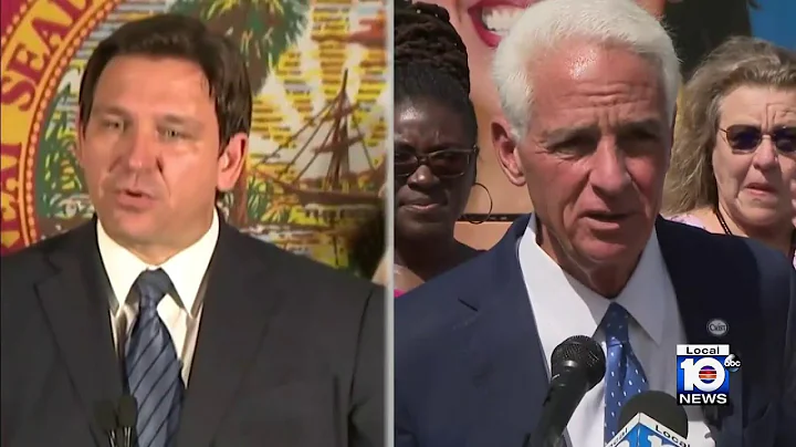 Gubernatorial candidates Ron DeSantis, Charlie Cri...