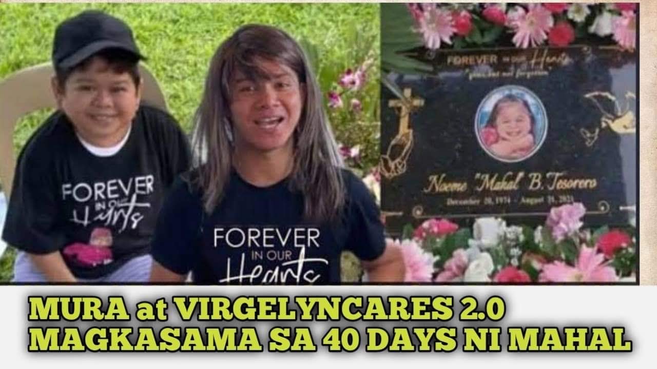 Mura at Virgelyncares magkasama dumalaw sa 40 days ni Mahal Mura may