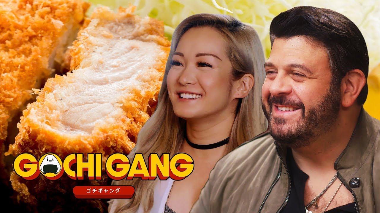 Adam Richman Gets a Crash Course in Japanese Fried Food | Gochi Gang | First We Feast