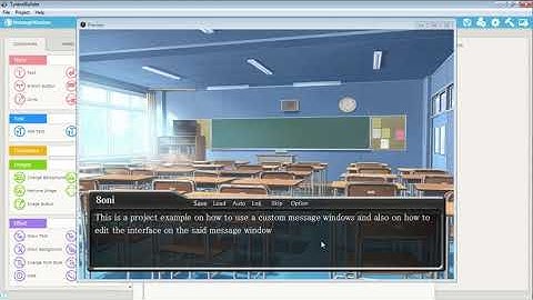 [TyranoBuilder] Message Window