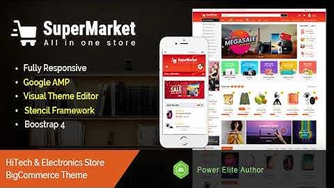 SuperMarket - Multipurpose Creative BigCommerce Theme | Themeforest Website Templates and Themes