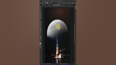 How to create Moon Brush in Photoshop #shortvideo #tipsandtricks