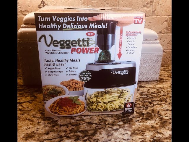 Veggetti Power 4-in-1 Veggie Spaghetti Spiralizer 