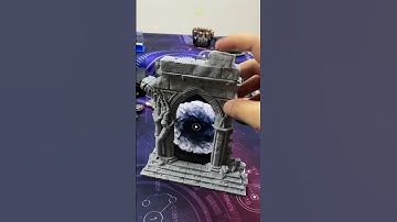 The combination of 3D printed nether portal and ruin platform#netherportal #3dprinting #3dprinted
