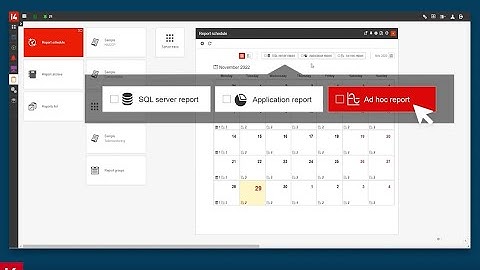 Ad Hoc Reporting with i4connected