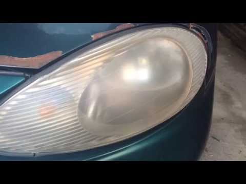 How to fix Cloudy Headlights on a vehicle