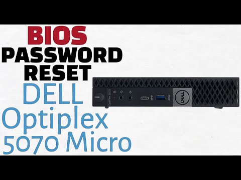 Dell Optiplex 5070 BIOS Password Reset