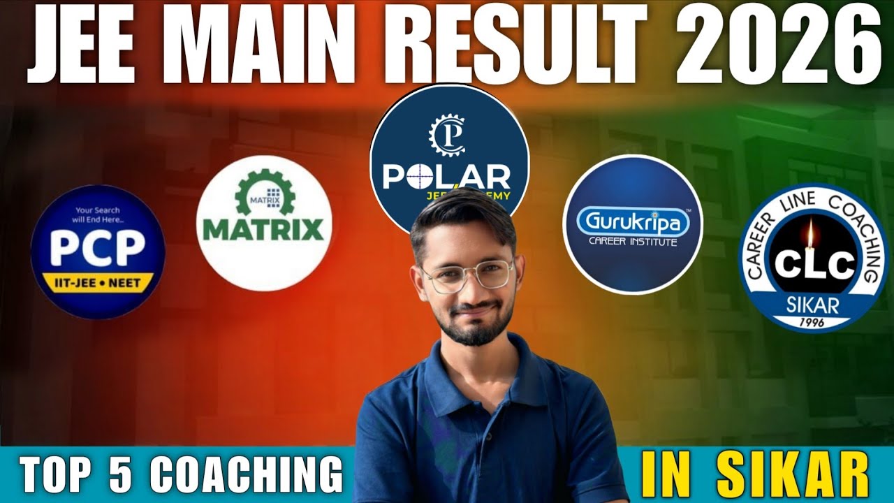 JEE Main Result 2026 🔥 Top 5 Best Coaching Institutes in Sikar | Best ...