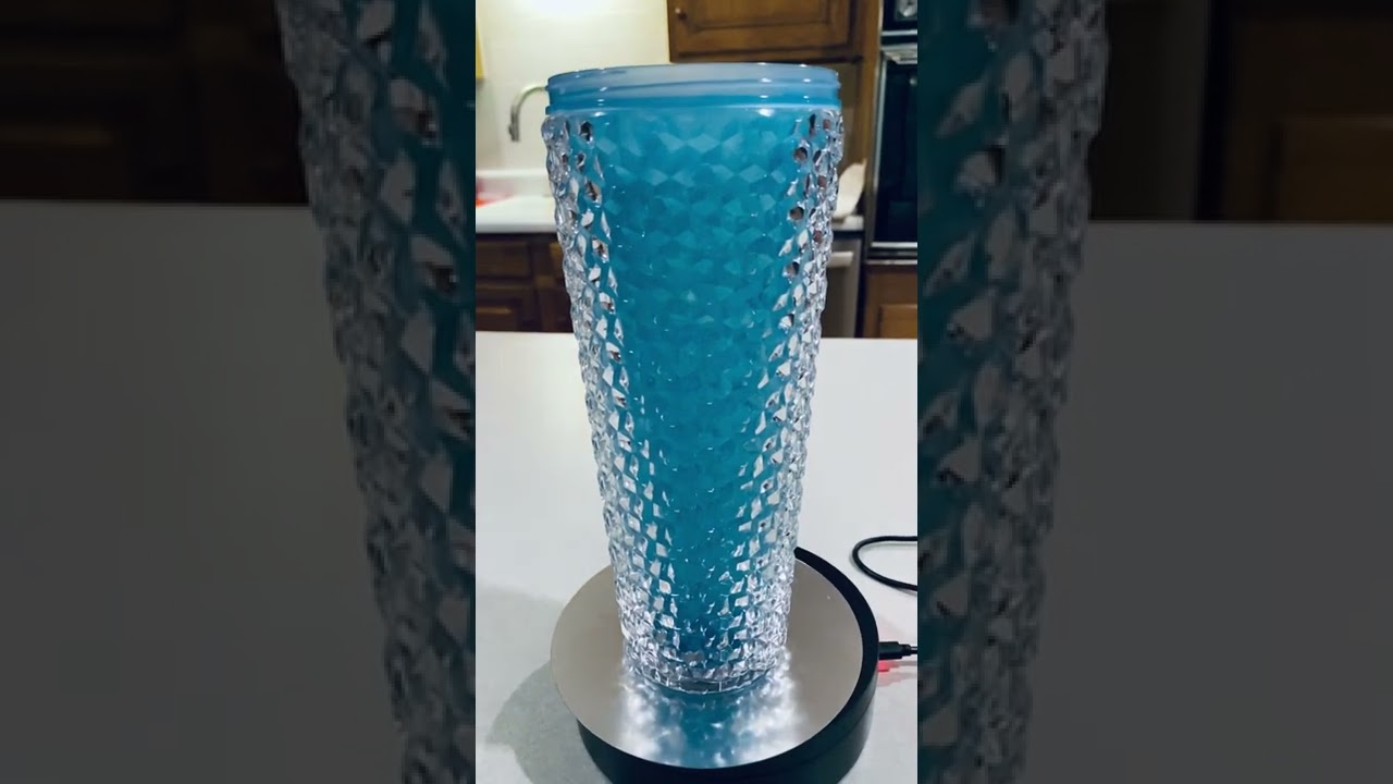 COLOR CHANGING COLD CUP STUDDED BLUE “STARBUCKS” FAKE FOUND AT WALMART $20 cup for $6!!!!!!!!!!!!!!!