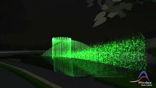 80x15m Musical Dancing Fountain Design for Lake in Africa | Himalaya Music Fountain Company Supply