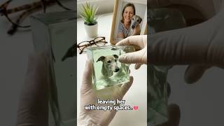 Soft&amp;peaceful mold opening moment #petmemorial #petart #handmade #petlover #petgifts