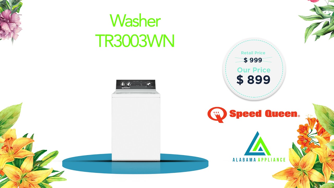 TR3003WN ( WASHER ) | Alabama Appliance | Irondale, Alabama - YouTube