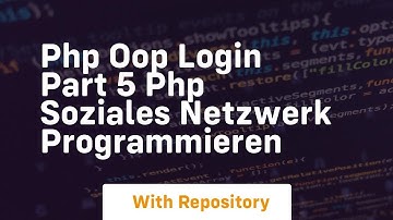 Php oop login part 5 php soziales netzwerk programmieren
