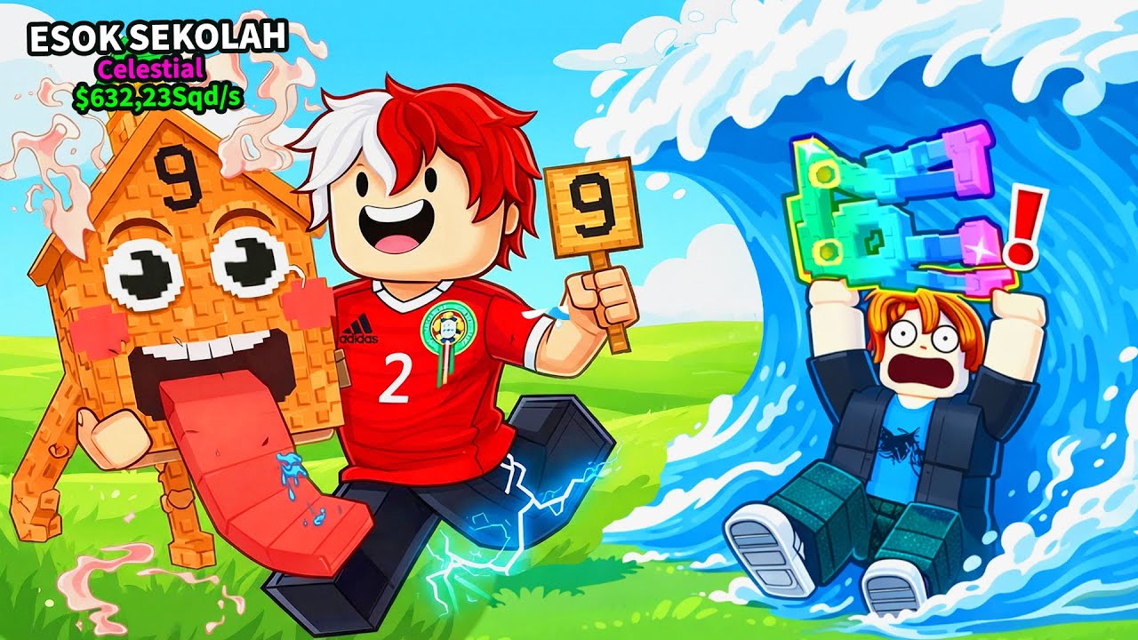 1vs1 YOUTUBER DUELL um $632,23Sqd/s ESOK SEKOLAH in BRAINROT TSUNAMI !🌊