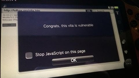 PS Vita: Native Hack - FW 3.18 WebKit exploit